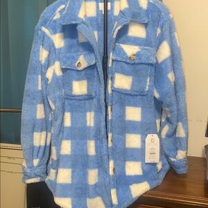 NWT!!  FUZZY -OVERSIZED SHACKET